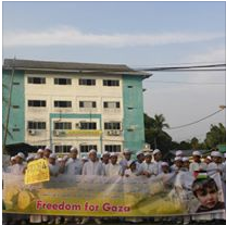 Demonstrasi Menentang Kekejaman Zionis