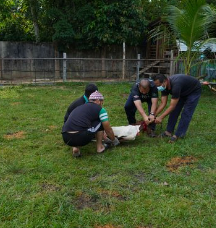 Sembelihan 10 Ekor Kambing & Hidangan Iftar Warga MTT